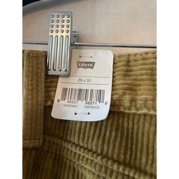 Levi’s Low Profile Corduroy Golden Brown Men's NWT 29/30 Cotton  Pant Jean - Picture 4 of 9
